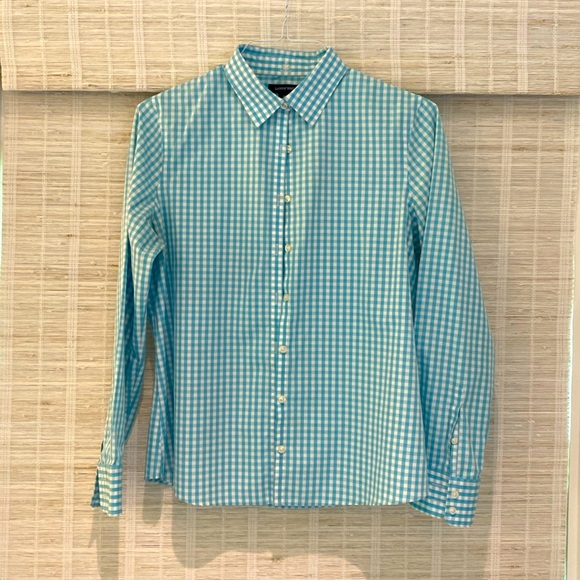Lands’ End button front shirt. Size 10 - Picture 1 of 3